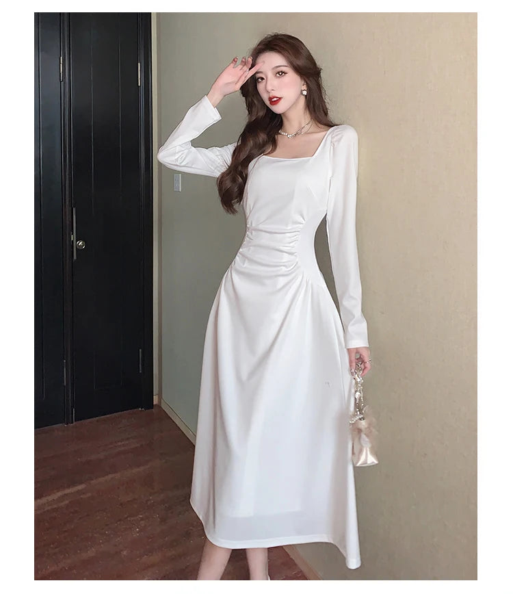 2024 New French Elegant Long Dress for Women